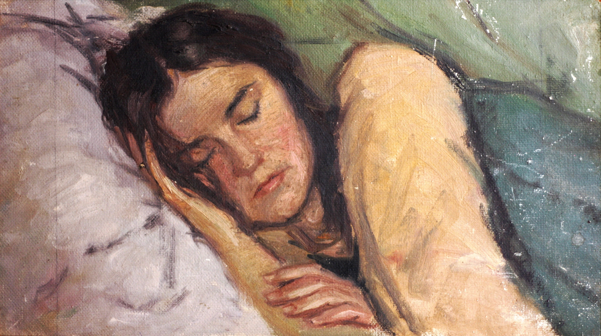 Шолохов Б.А. Портрет спящей жены