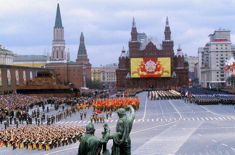 Парад победы 1965 года на красной площади в москве